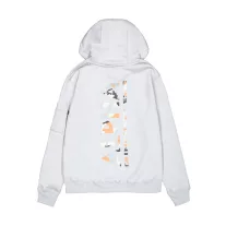 Back Print Hoodie - pastel grey
