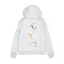 Back Print Hoodie - pastel grey