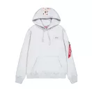 Back Print Hoodie - pastel grey Back Print Hoodie - pastel grey