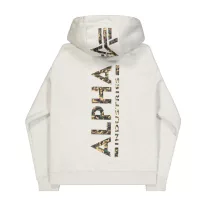 Backprint Mirror Camo Hoodie - stone
