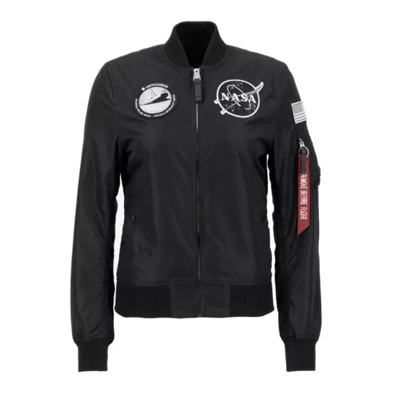 MA-1 TT NASA Reversible Woman - black MA-1 TT NASA Reversible Woman - black