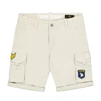 CREW SHORT PATCH - stone