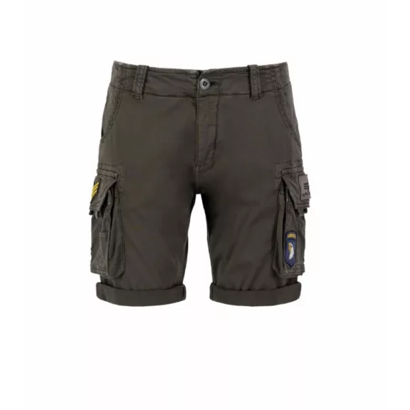 CREW SHORT PATCH - greyblack CREW SHORT PATCH - greyblack