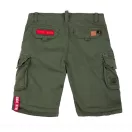 CREW SHORT PATCH - dark olive CREW SHORT PATCH - dark olive