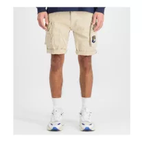 CREW SHORT PATCH - vintage white