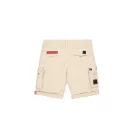 CREW SHORT PATCH - vintage white CREW SHORT PATCH - vintage white