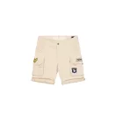 CREW SHORT PATCH - vintage white CREW SHORT PATCH - vintage white