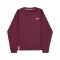 Basic Sweater Small Logo - dark cherry
