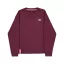 Basic Sweater Small Logo - dark cherry