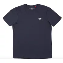 Basic T Small Logo - navy