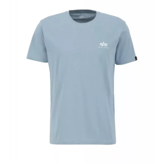 Basic T Small Logo - greyblue Basic T Small Logo - greyblue