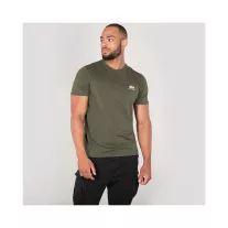 Basic T Small Logo - dark olive