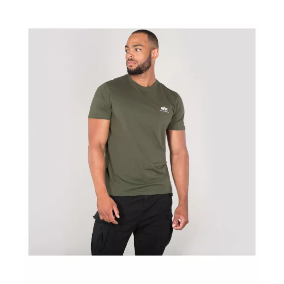 Basic T Small Logo - dark olive Basic T Small Logo - dark olive