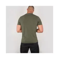 Basic T Small Logo - dark olive