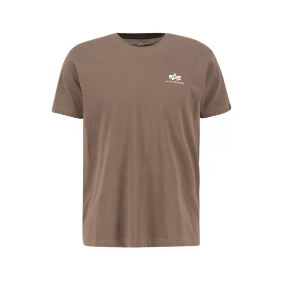 Basic T Small Logo - taupe Basic T Small Logo - taupe
