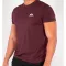 Basic T Small Logo - deep maroon