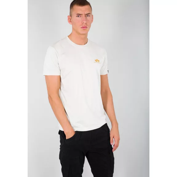Basic T Small Logo - vintage white Basic T Small Logo - vintage white