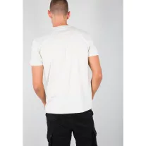 Basic T Small Logo - vintage white