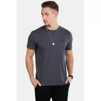 Basic T Small Logo - greyblack/black