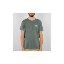 Basic T Small Logo - vintage green