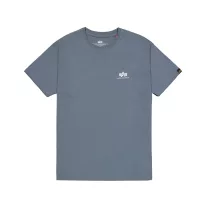 Basic T Small Logo - denim blue