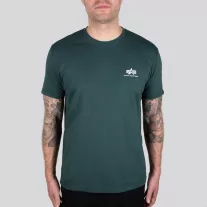 Basic T Small Logo - navy green