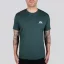 Basic T Small Logo - navy green
