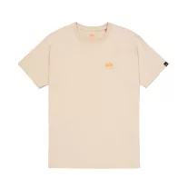 Basic T Small Logo - organic beige