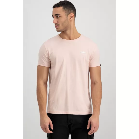 Basic T Small Logo - pale peach Basic T Small Logo - pale peach