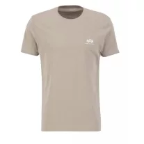 Basic T Small Logo - vintage sand
