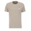 Basic T Small Logo - vintage sand