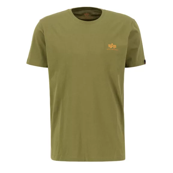Basic T Small Logo - moss green Basic T Small Logo - moss green