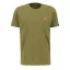 Basic T Small Logo - moss green
