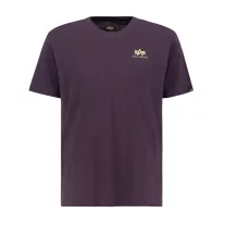 Basic T Small Logo - plum