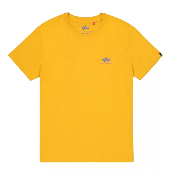 Basic T Small Logo - wheat/blue Basic T Small Logo - wheat/blue