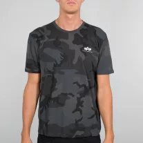 Basic T Small Logo Camo - black camo