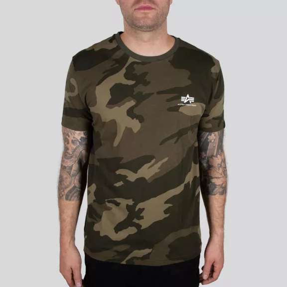 Basic T Small Logo Camo - olive camo Basic T Small Logo Camo - olive camo