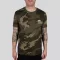 Basic T Small Logo Camo - olive camo