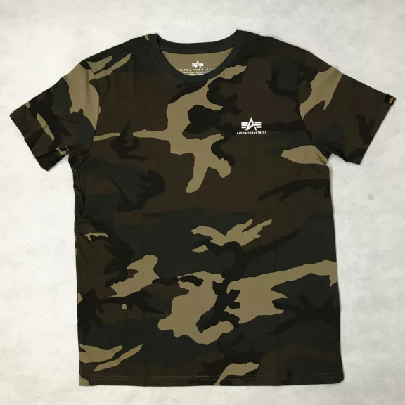 Basic T Small Logo Camo - wdl camo 65 Basic T Small Logo Camo - wdl camo 65