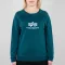 New Basic Sweater Woman - deep petrol
