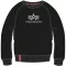 New Basic Sweater Woman Foil Print - black/metal silver