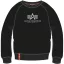 New Basic Sweater Woman Foil Print - black/metal silver
