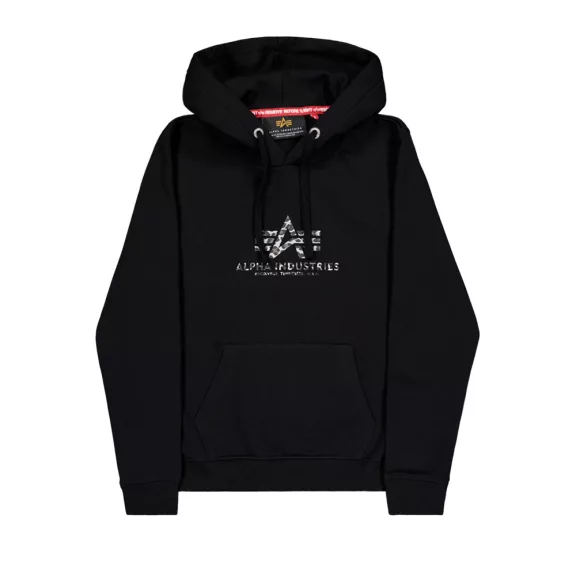 Basic Big Logo Mirror Leo Hoodie Women - black Basic Big Logo Mirror Leo Hoodie Women - black