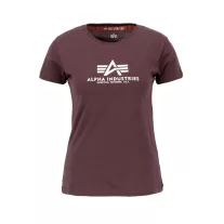 New Basic T Woman - deep maroon