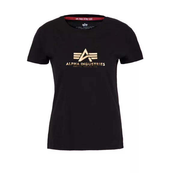 New Basic T Woman Foil Print - black/gold New Basic T Woman Foil Print - black/gold