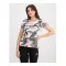 New Camo Basic T-Shirt Women - grey pink camo