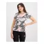 New Camo Basic T-Shirt Women - grey pink camo