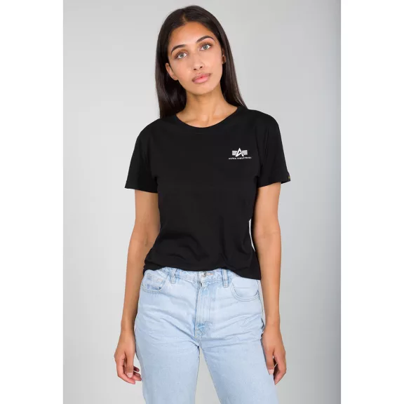 Basic T Small Logo Woman - black Basic T Small Logo Woman - black