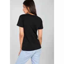 Basic T Small Logo Woman - black