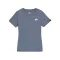 Basic T Small Logo Woman - denim blue
